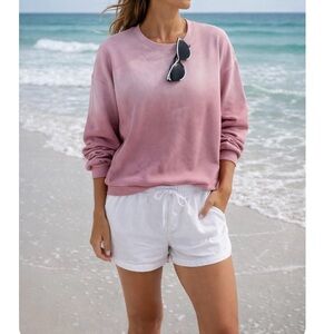 Summer Sweatshirt Beachy Cute Ombre with CE Sunglasses